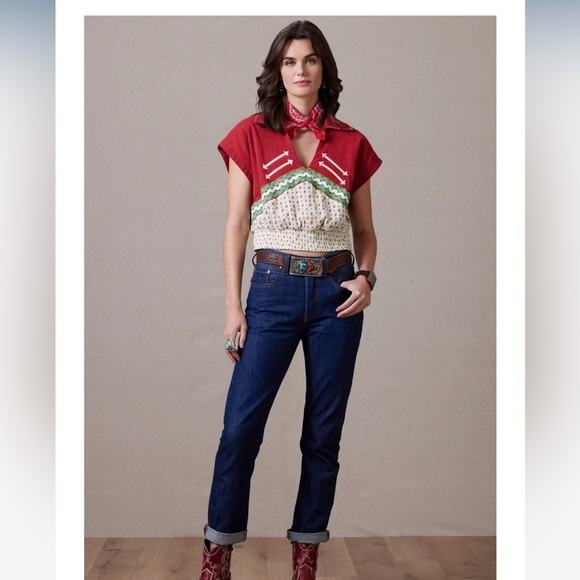 Double D Ranch Party on the Plaza top - NWT - Picture 2 of 9